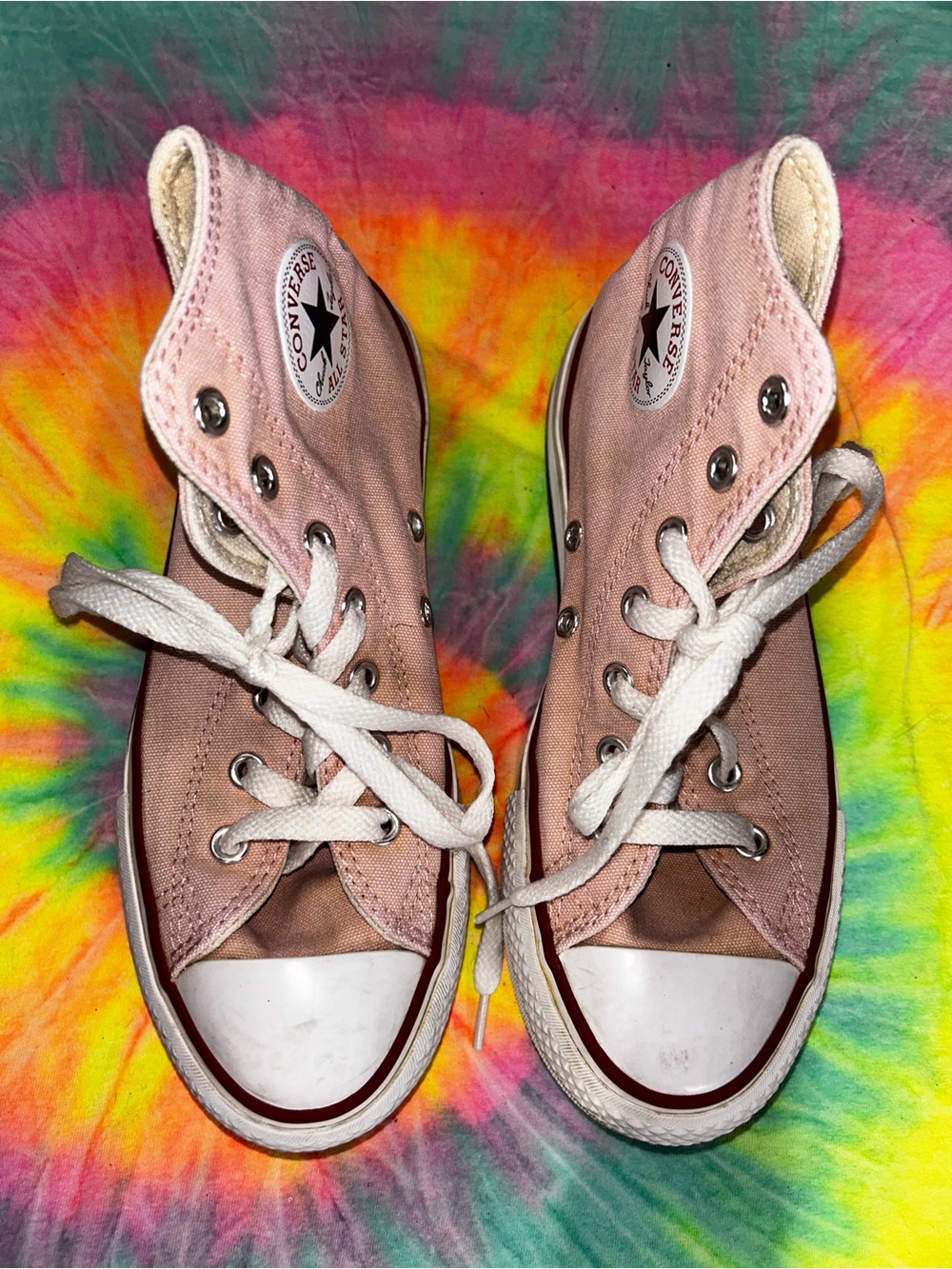 Converse Kids Pink High-Top Canvas Sneakers